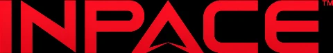 Inpace logo in red.